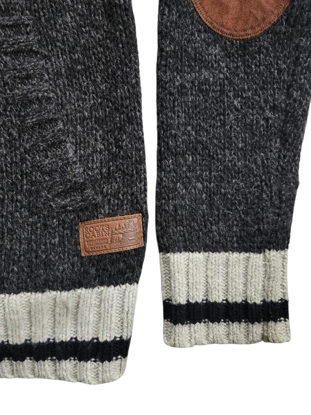Roots Cabin Wool Blend Shawl Collar Cardigan - Picture 2 of 9
